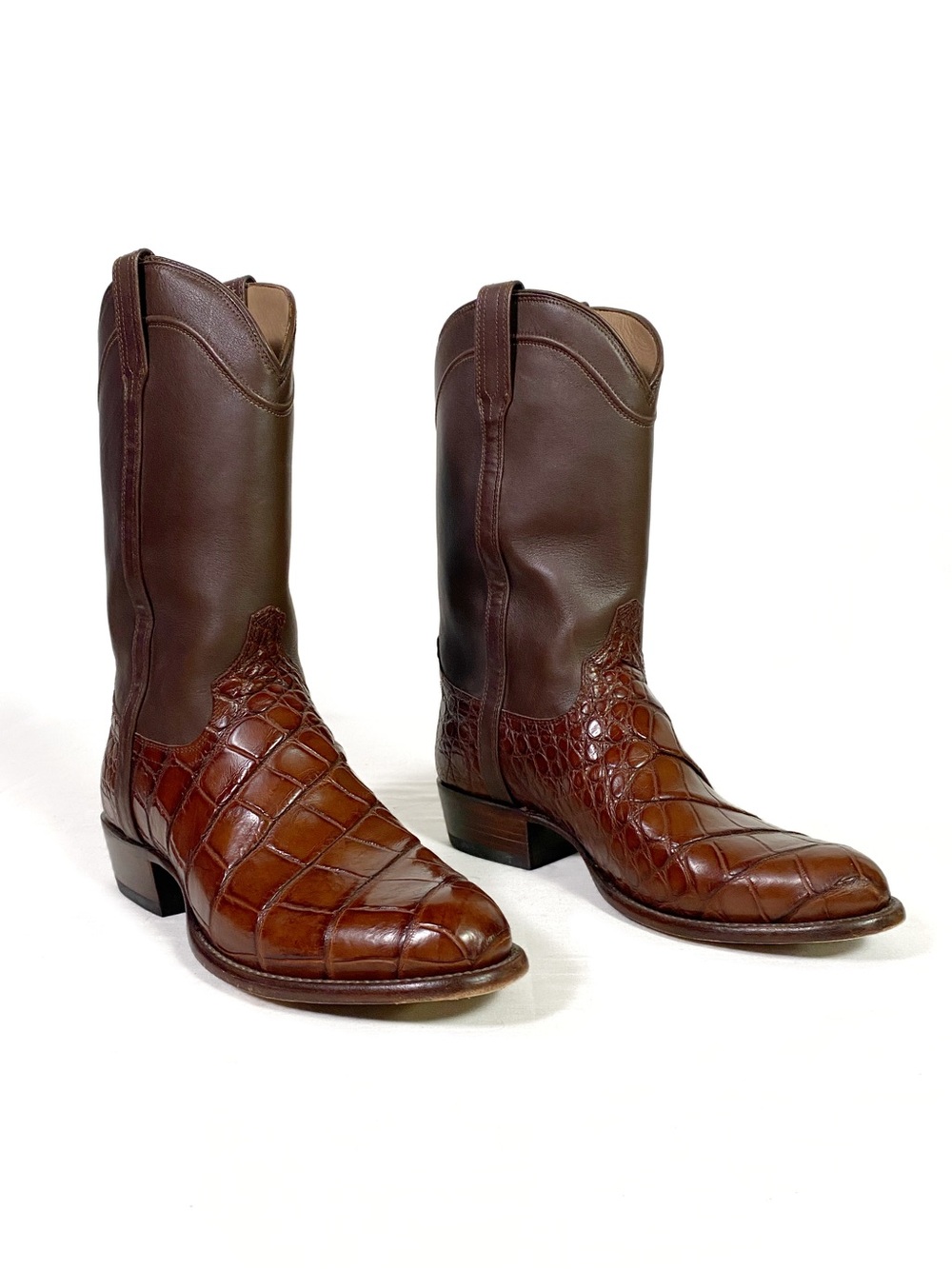 Tecovas The Austin Alligator Cowboy Western Boots